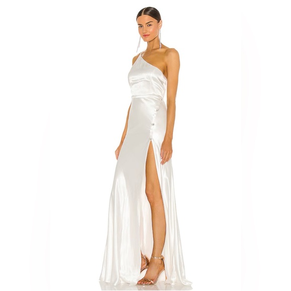 CLOSET CLOSING Sau Lee Hailey Gown in Ivory Sz 2 Revolve - Picture 2 of 9